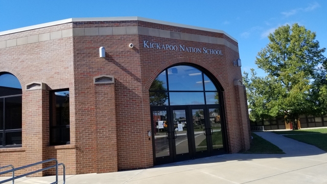Image of Front Door Kickapoo Nation School